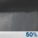 Tonight: Scattered showers and thunderstorms.  Cloudy, with a low around 53. West northwest wind around 7 mph becoming northeast after midnight.  Chance of precipitation is 50%. New precipitation amounts of less than a tenth of an inch, except higher amounts possible in thunderstorms. 